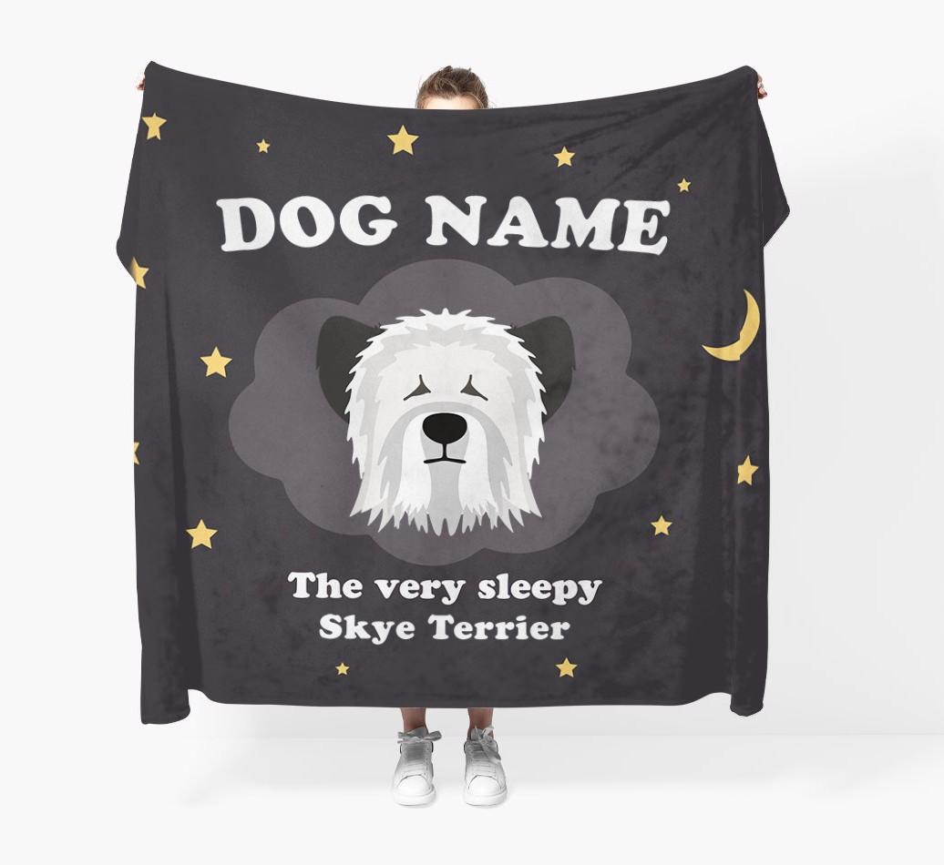 The Very Sleepy...: - Personalized {breedFullName} Throw Blanket