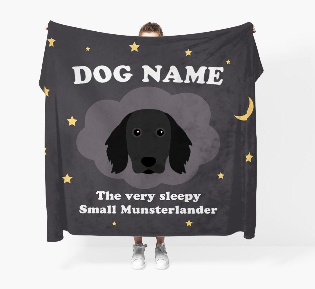 The Very Sleepy...: - Personalized {breedFullName} Throw Blanket