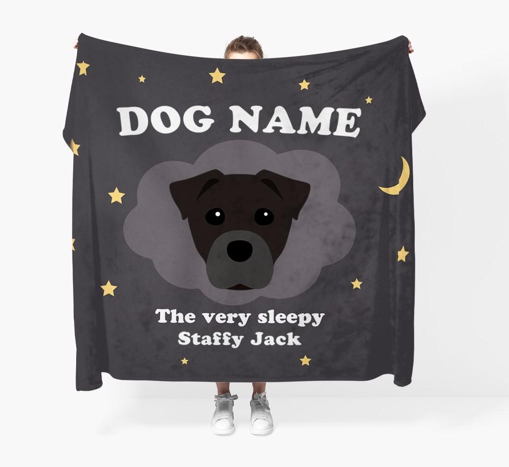 The Very Sleepy...: - Personalized {breedFullName} Throw Blanket