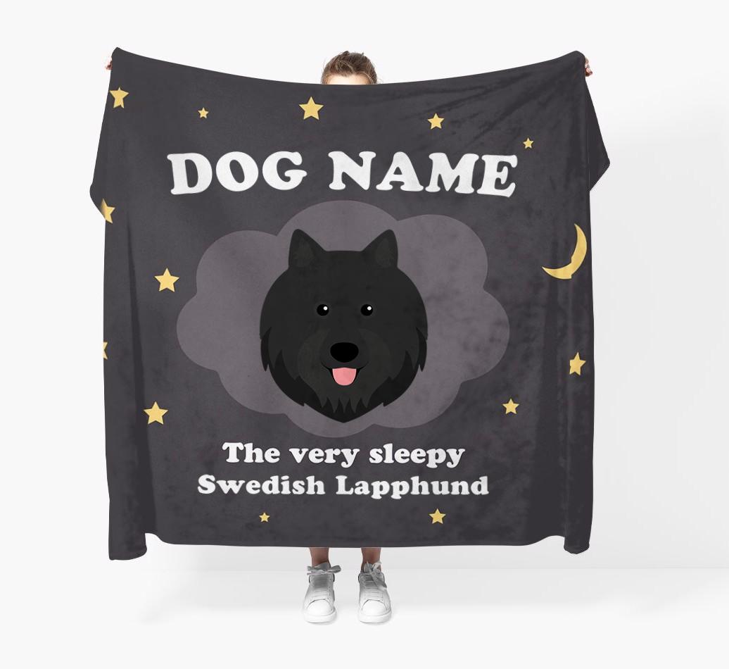 The Very Sleepy...: - Personalized {breedFullName} Throw Blanket