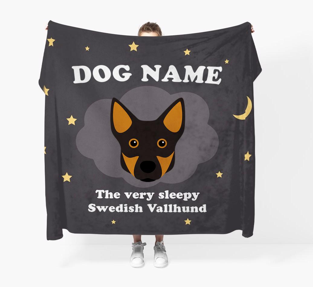 The Very Sleepy...: - Personalized {breedFullName} Throw Blanket