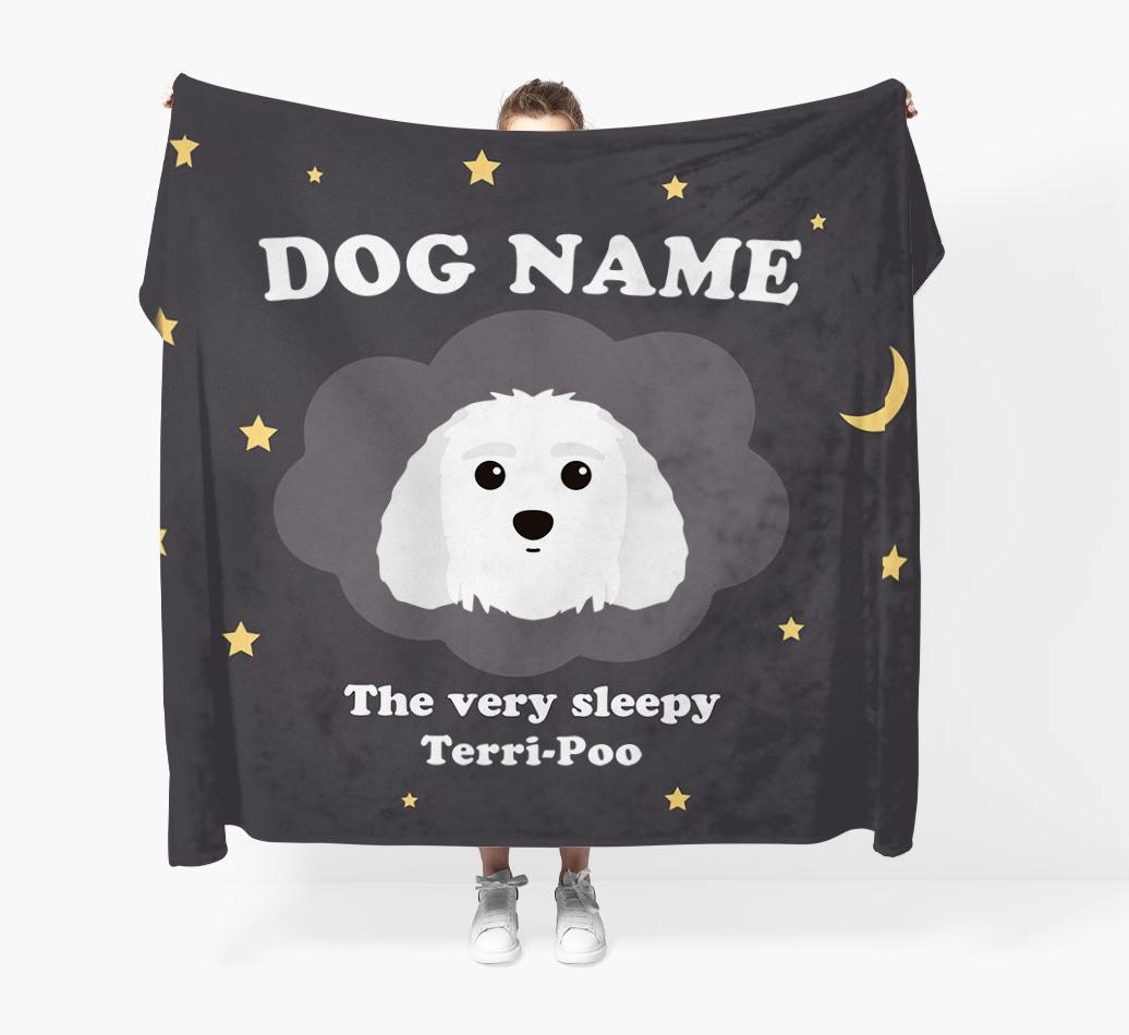 The Very Sleepy...: - Personalized {breedFullName} Throw Blanket
