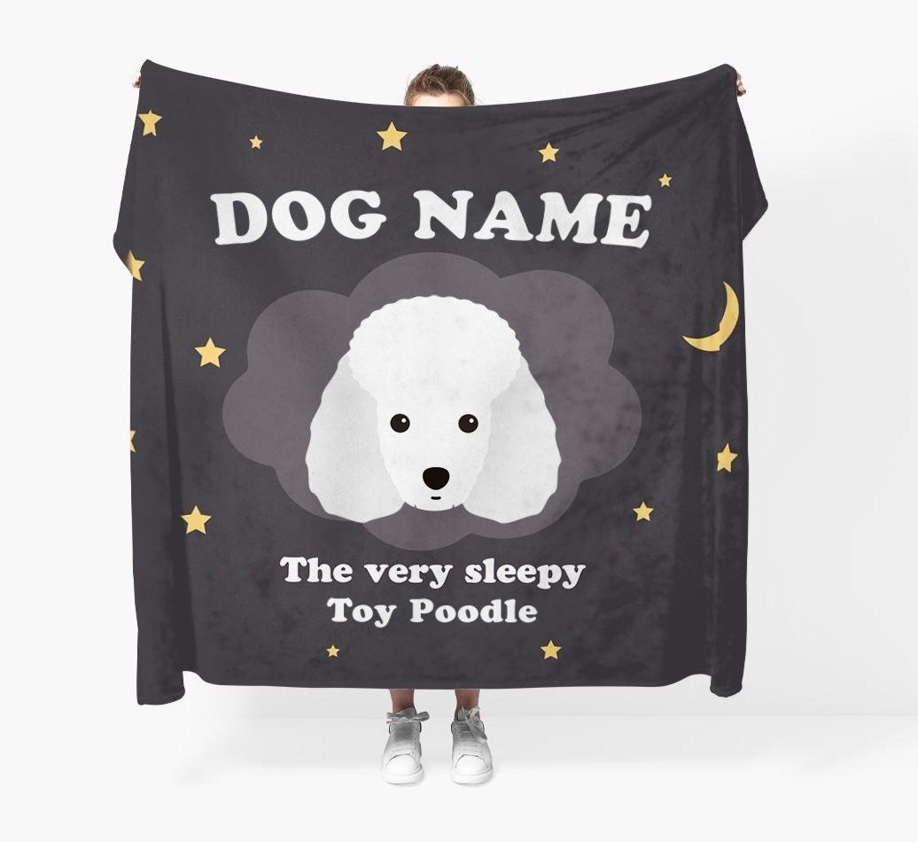 The Very Sleepy...: - Personalized {breedFullName} Throw Blanket