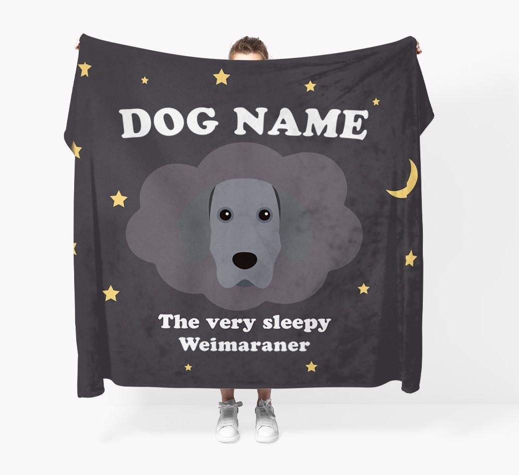 The Very Sleepy...: - Personalized {breedFullName} Throw Blanket