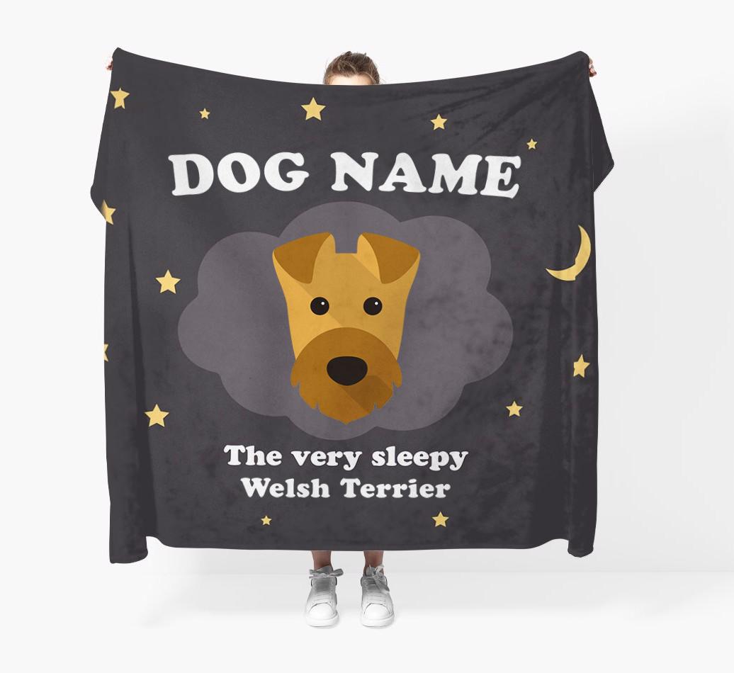 The Very Sleepy...: - Personalized {breedFullName} Throw Blanket