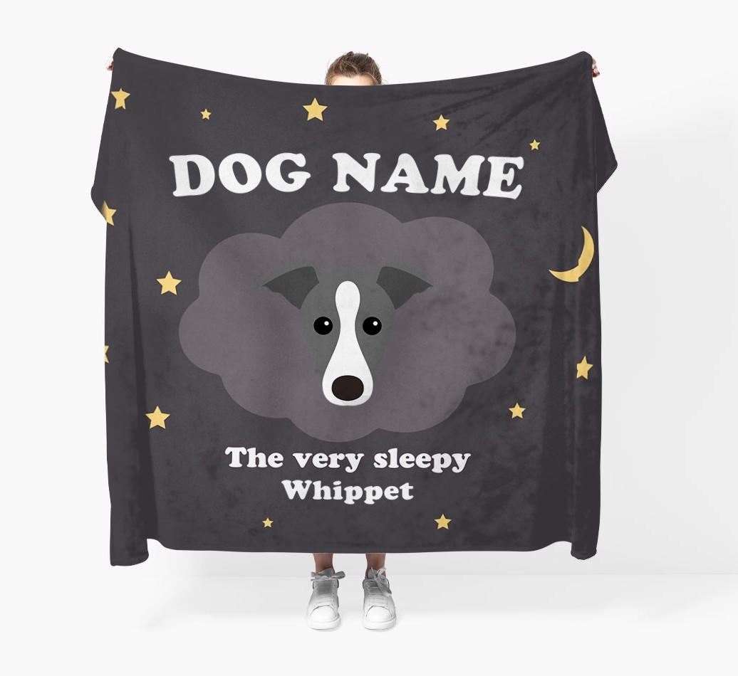 The Very Sleepy...: - Personalized {breedFullName} Throw Blanket