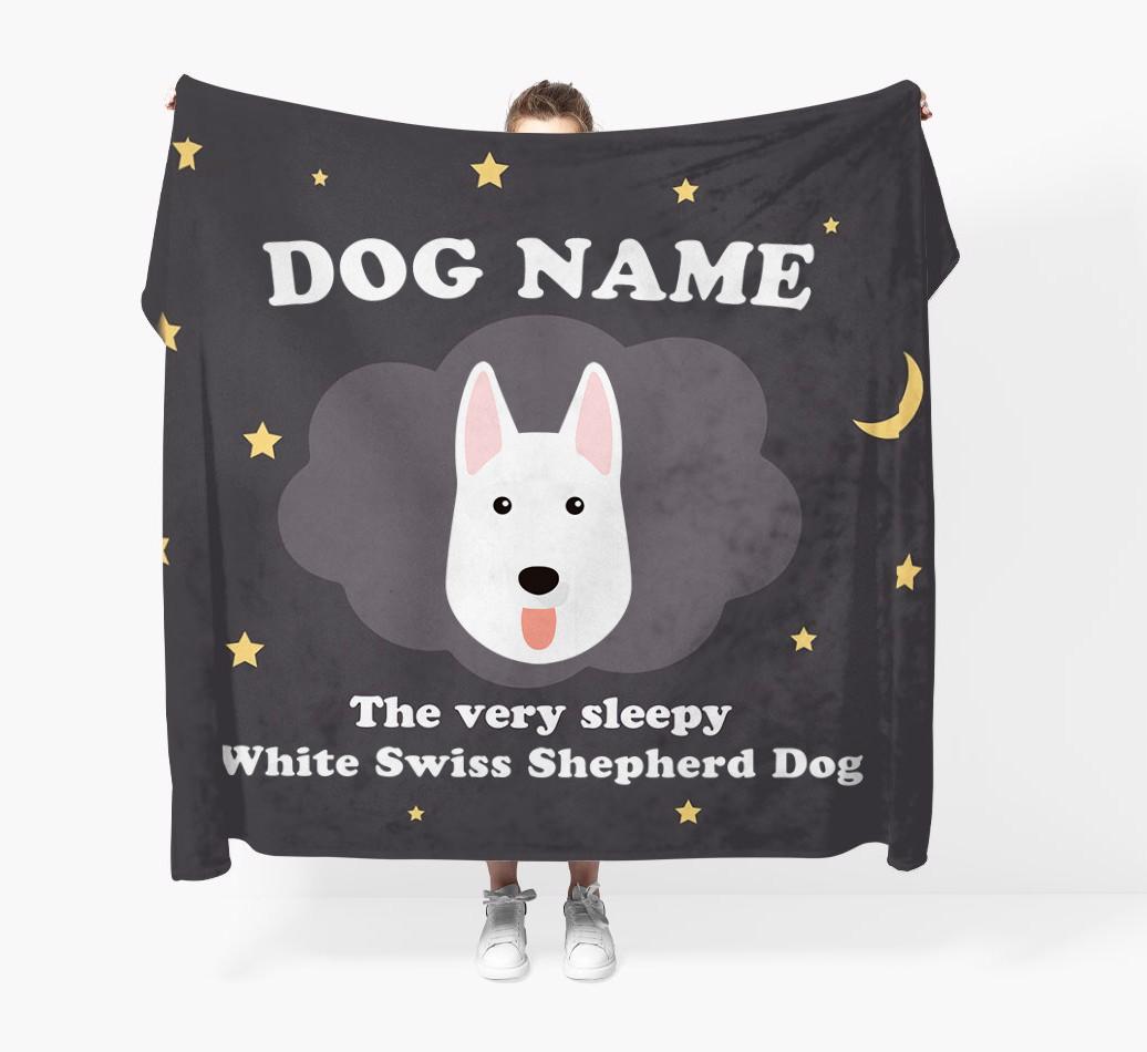 The Very Sleepy...: - Personalized {breedFullName} Throw Blanket