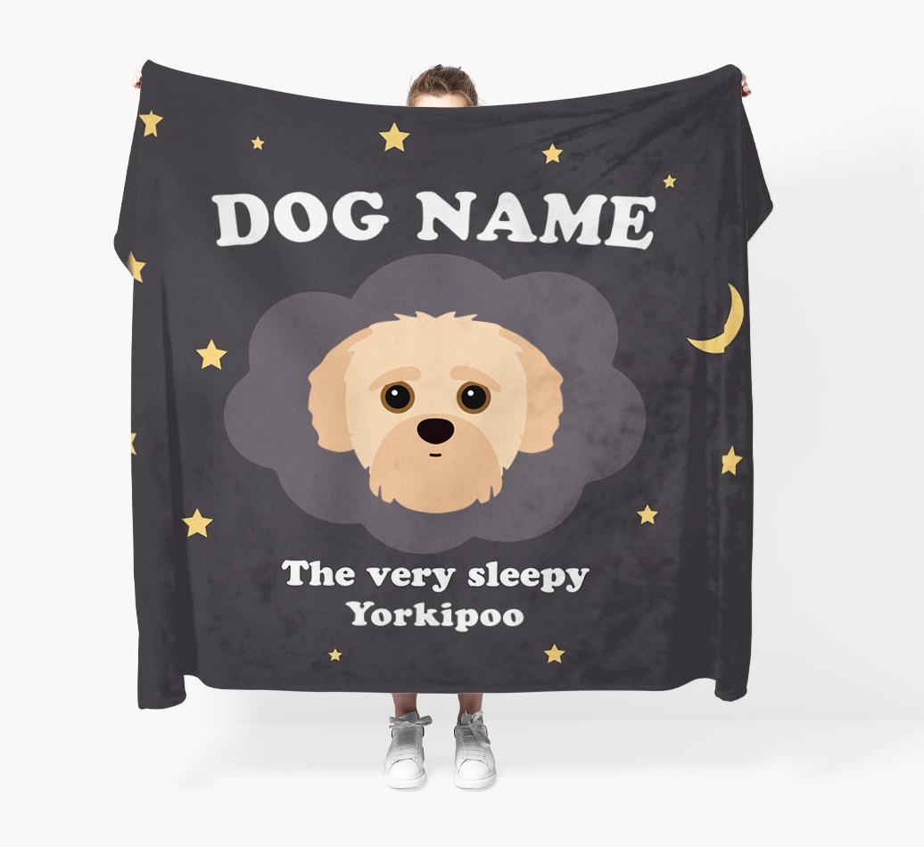 The Very Sleepy...: - Personalized {breedFullName} Throw Blanket