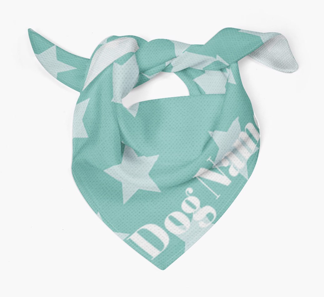 Star Pattern Dog Bandana