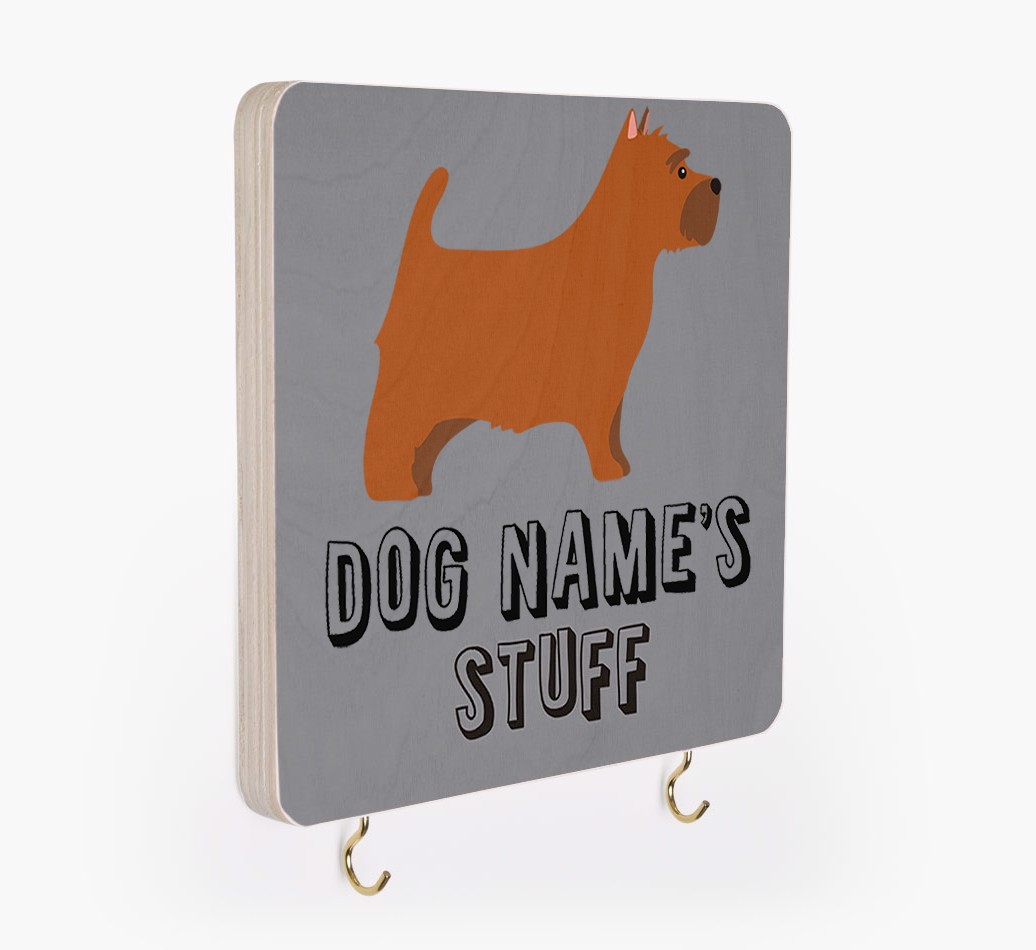 'Dog's Stuff' - Personalised {breedFullName} Lead & Collar Hanger