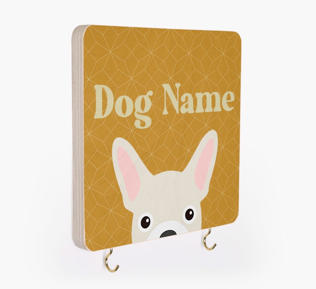 'Geometric Pattern' - Personalised {breedFullName} Lead & Collar Hanger