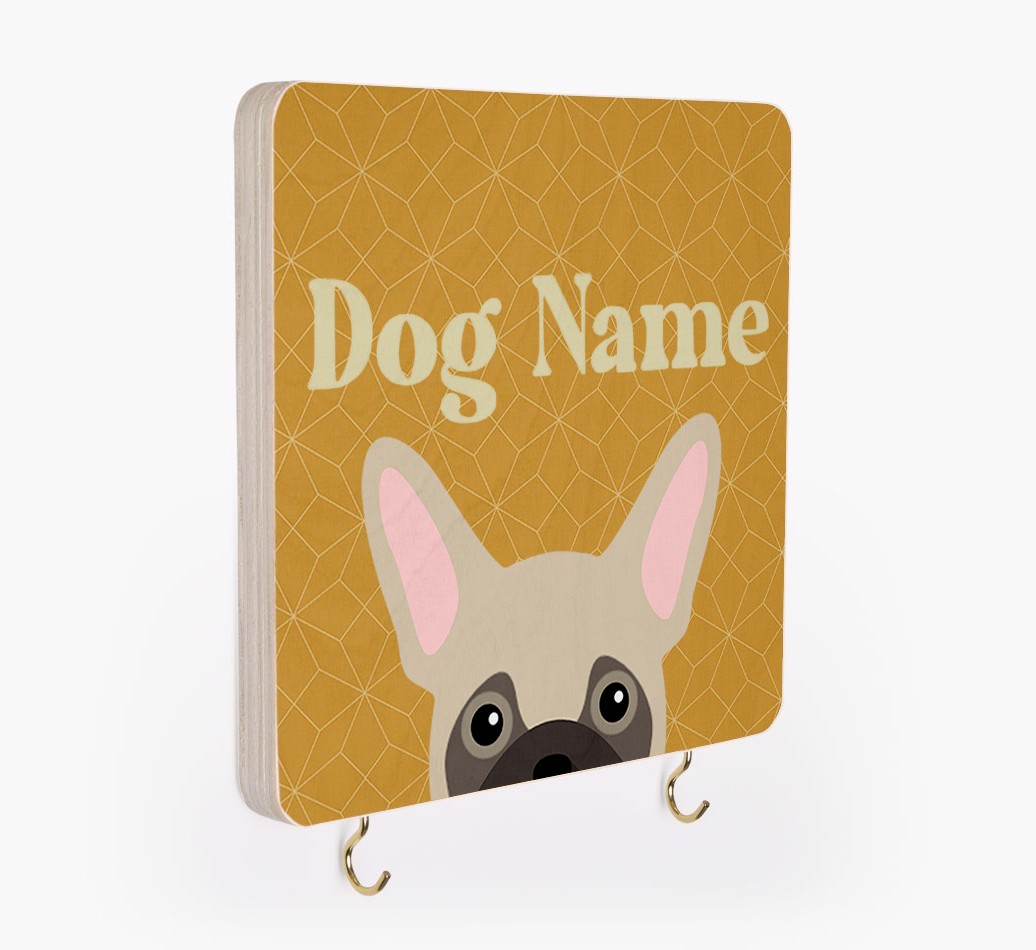 'Geometric Pattern' - Personalised {breedFullName} Lead & Collar Hanger