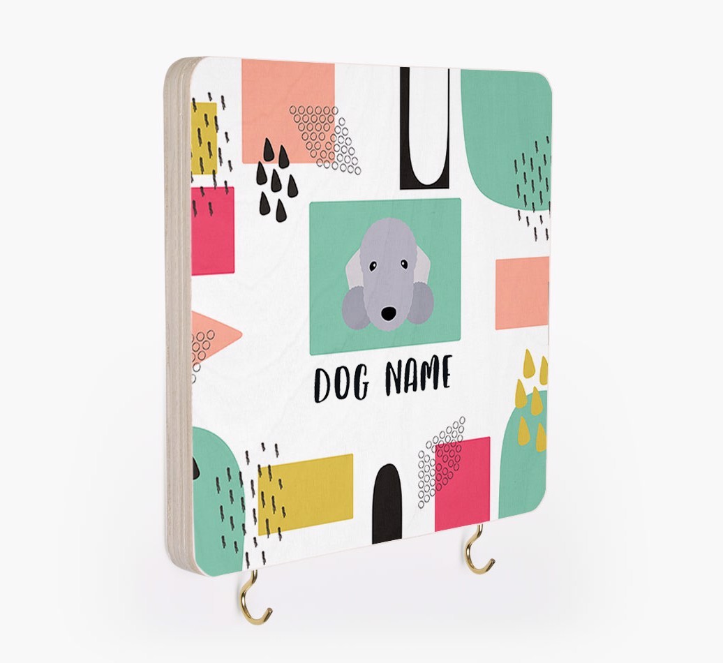 'Abstract Design' - Personalized {breedFullName} Lead & Collar Hanger