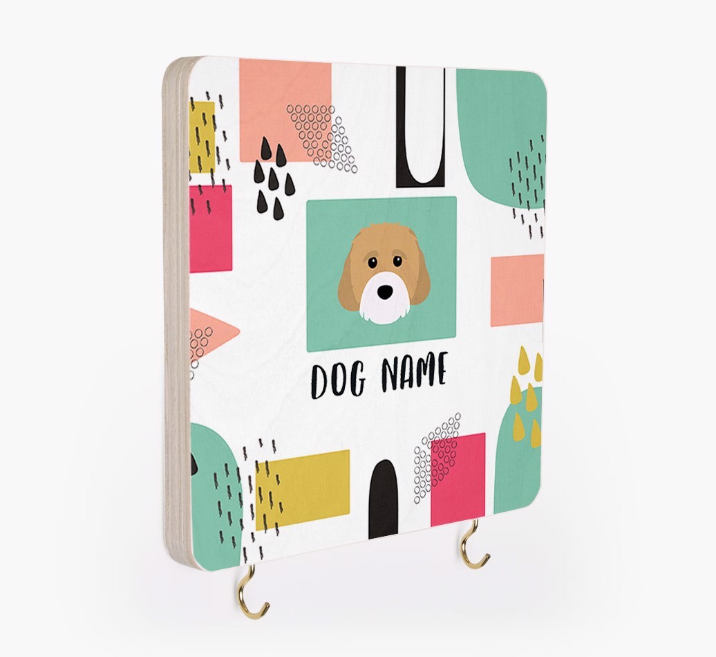 'Abstract Design' - Personalized {breedFullName} Lead & Collar Hanger