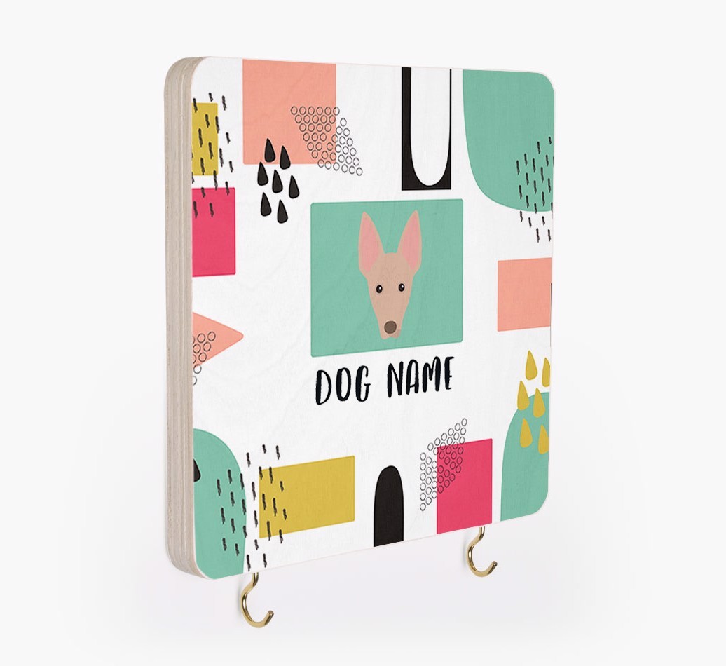 'Abstract Design' - Personalized {breedFullName} Lead & Collar Hanger