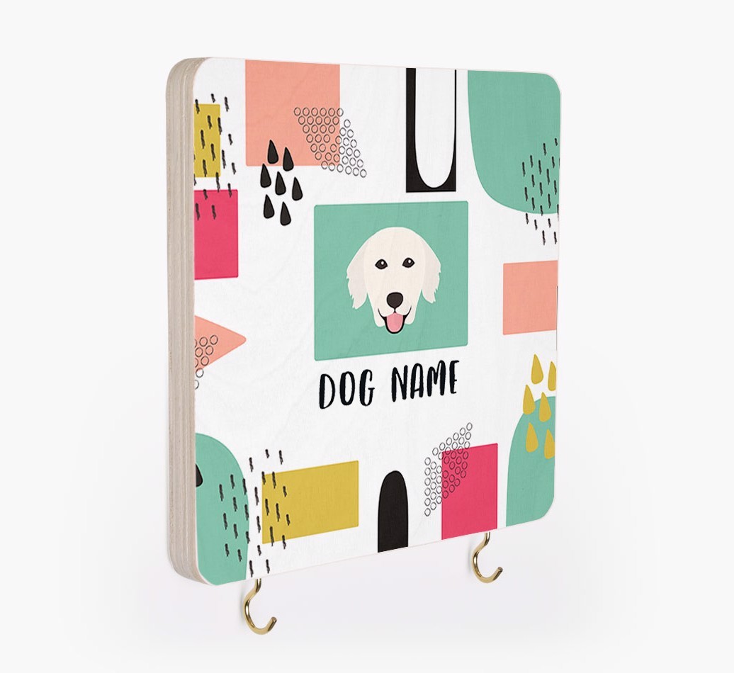 'Abstract Design' - Personalized {breedFullName} Lead & Collar Hanger
