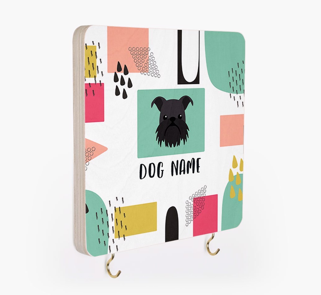 'Abstract Design' - Personalized {breedFullName} Lead & Collar Hanger