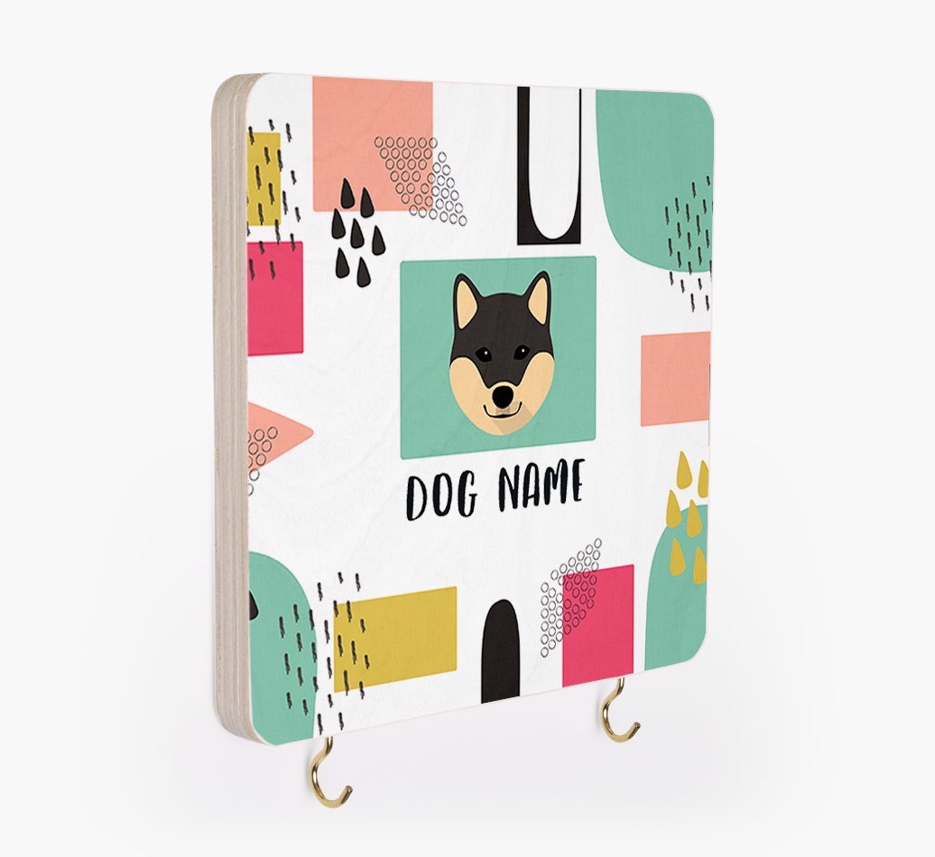 'Abstract Design' - Personalized {breedFullName} Lead & Collar Hanger