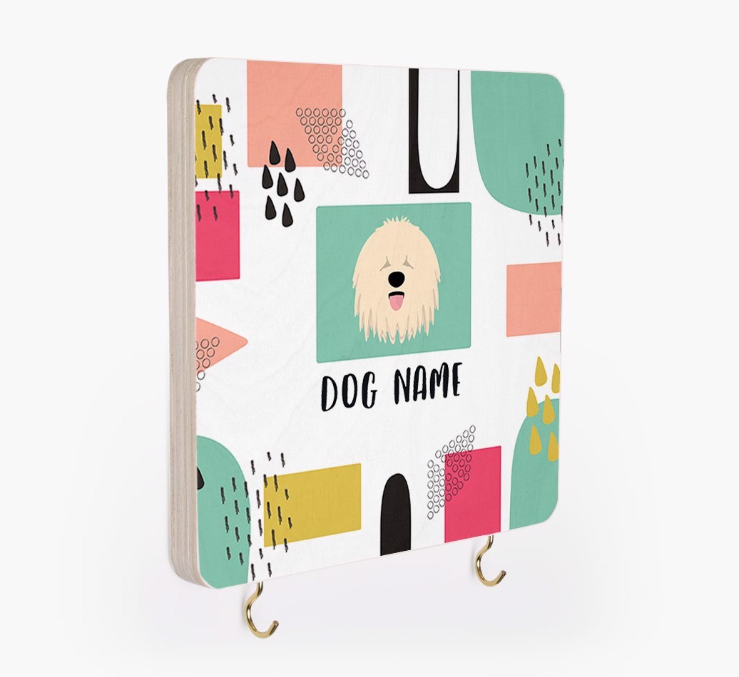 'Abstract Design' - Personalized {breedFullName} Lead & Collar Hanger