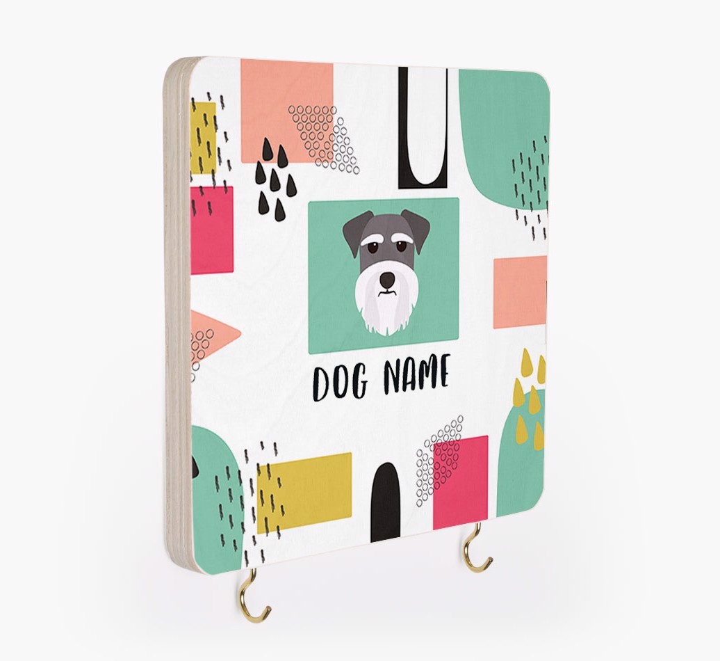 'Abstract Design' - Personalized {breedFullName} Lead & Collar Hanger