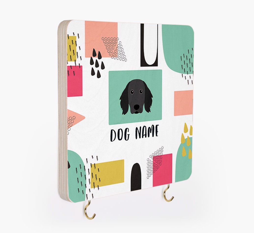 'Abstract Design' - Personalized {breedFullName} Lead & Collar Hanger