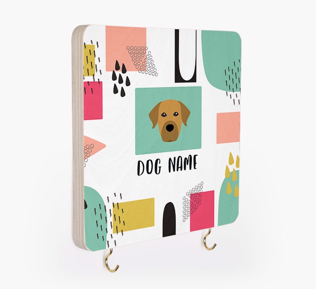 'Abstract Design' - Personalized {breedFullName} Lead & Collar Hanger