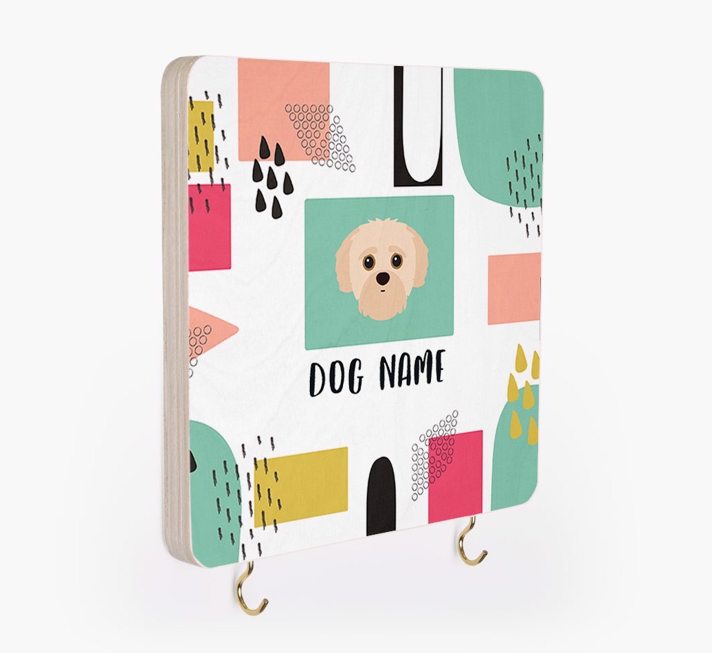 'Abstract Design' - Personalized {breedFullName} Lead & Collar Hanger