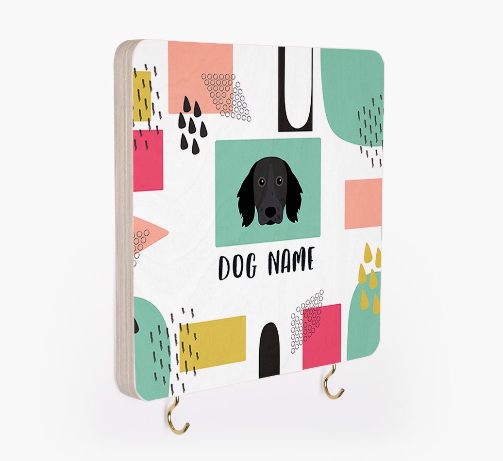 'Abstract Design' - Personalized {breedFullName} Lead & Collar Hanger
