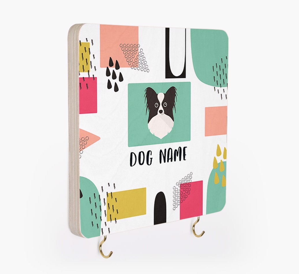 'Abstract Design' - Personalized {breedFullName} Lead & Collar Hanger