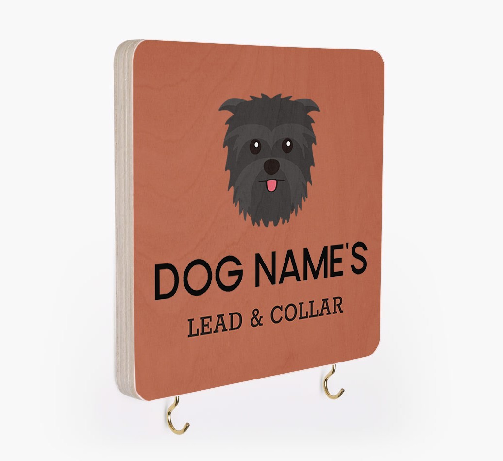 Personalized {breedFullName} Lead & Collar Hanger