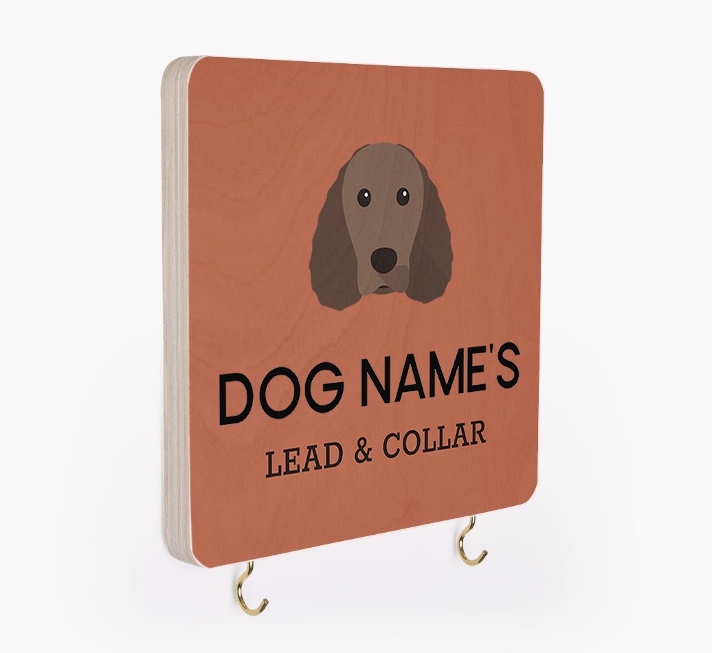 Personalized {breedFullName} Lead & Collar Hanger