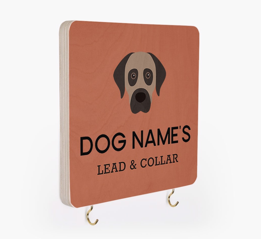 Personalized {breedFullName} Lead & Collar Hanger