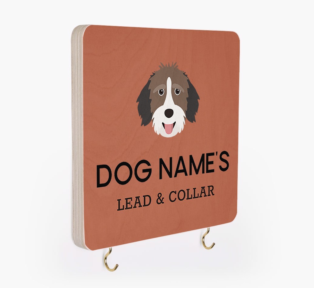 Personalized {breedFullName} Lead & Collar Hanger