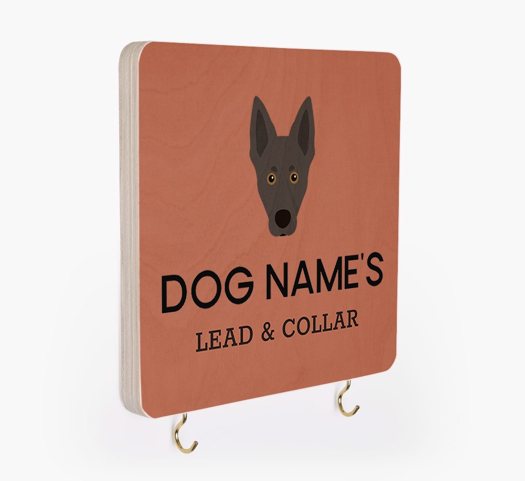 Personalized {breedFullName} Lead & Collar Hanger