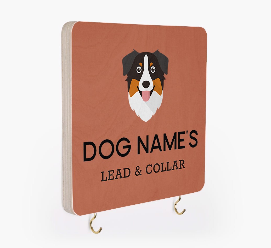 Personalized {breedFullName} Lead & Collar Hanger