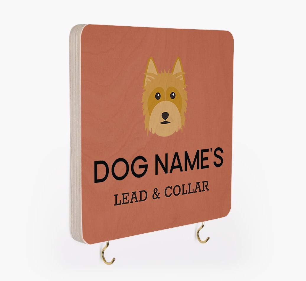Personalized {breedFullName} Lead & Collar Hanger