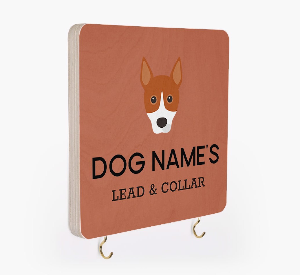 Personalized {breedFullName} Lead & Collar Hanger