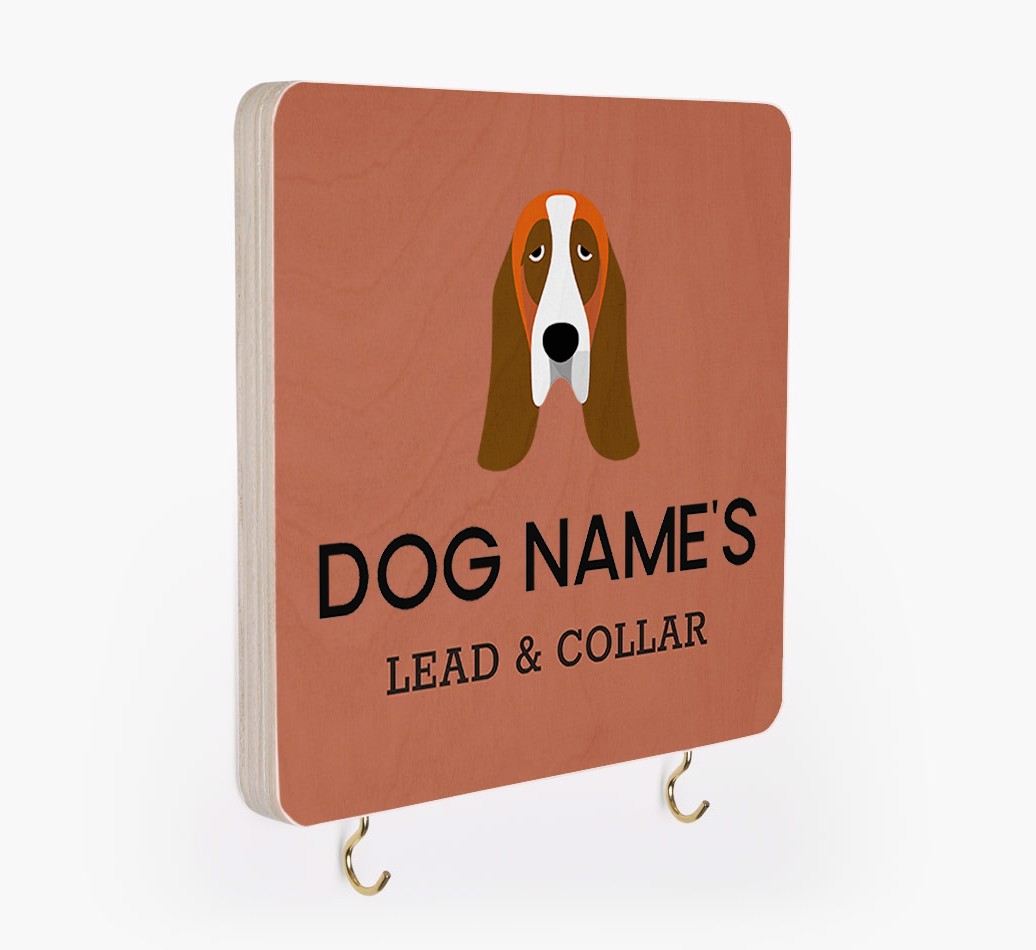 Personalized {breedFullName} Lead & Collar Hanger
