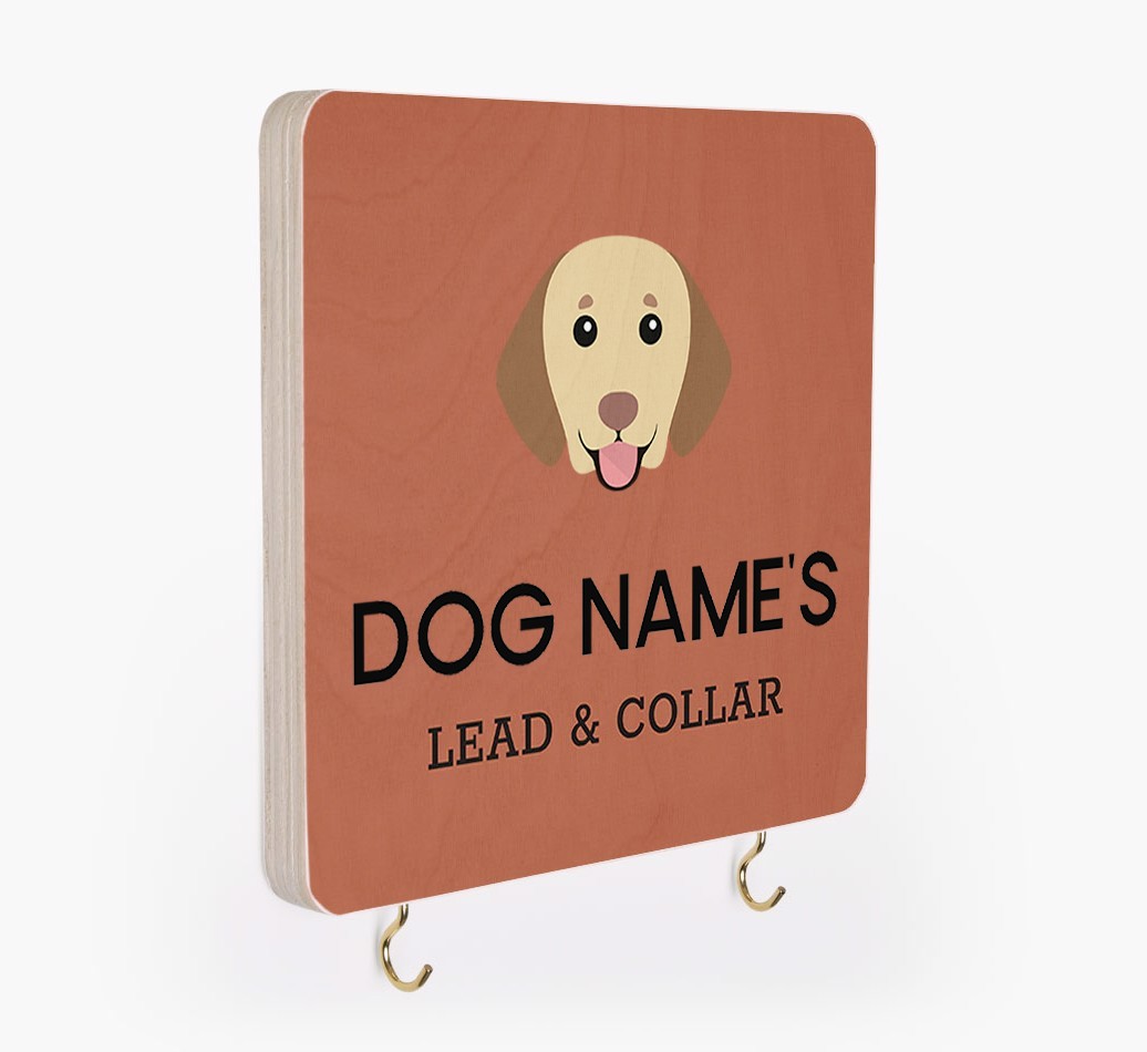 Personalized {breedFullName} Lead & Collar Hanger