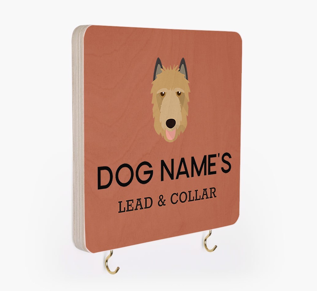 Personalized {breedFullName} Lead & Collar Hanger