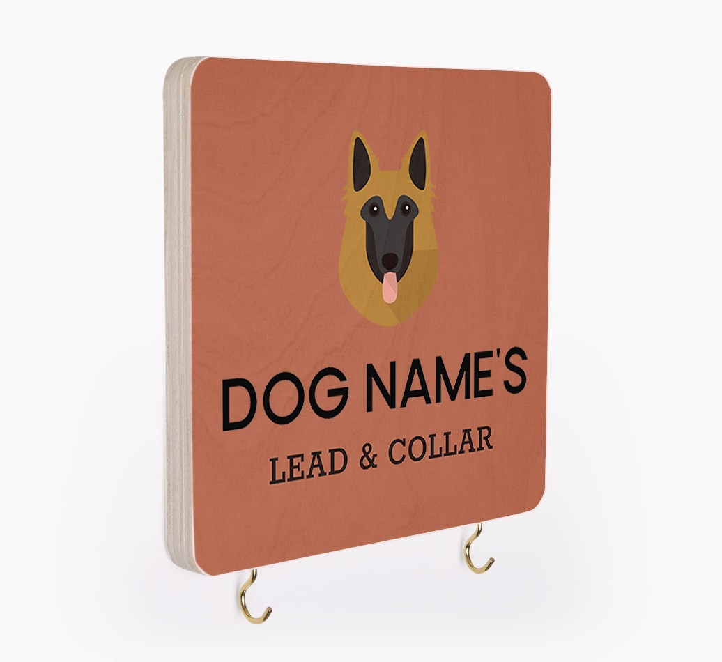 Personalised {breedFullName} Lead & Collar Hanger