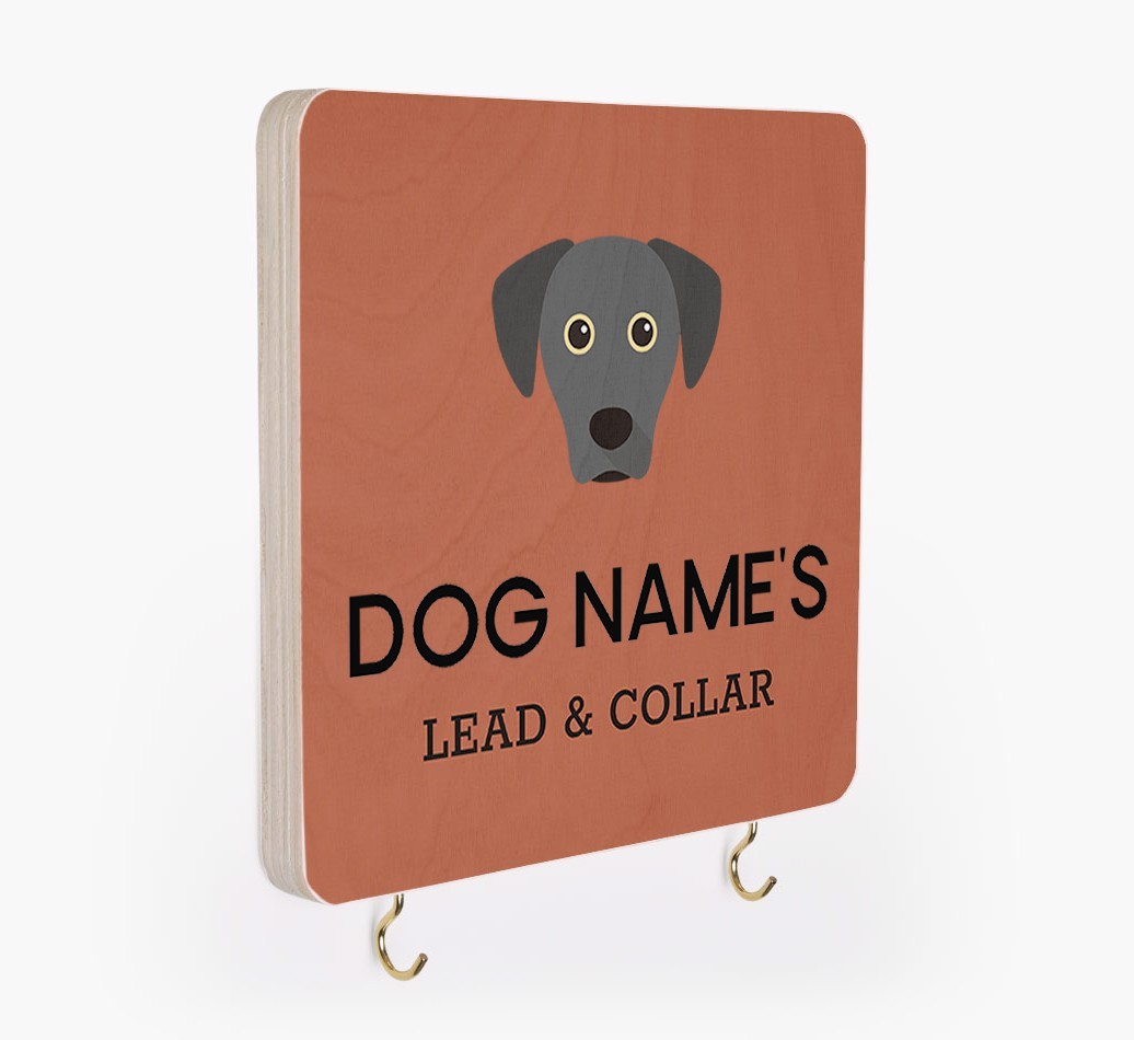 Personalized {breedFullName} Lead & Collar Hanger