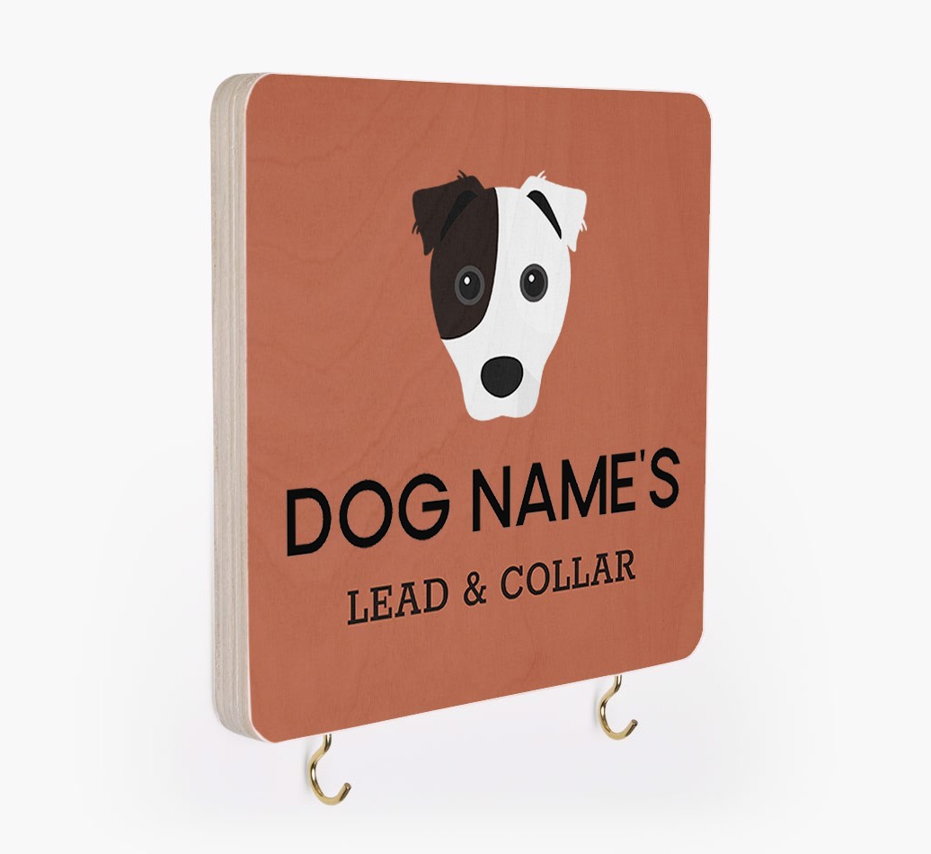Personalized {breedFullName} Lead & Collar Hanger