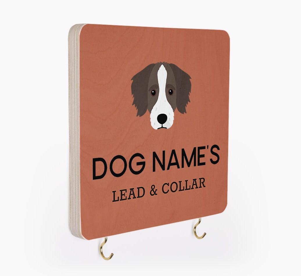 Personalized {breedFullName} Lead & Collar Hanger