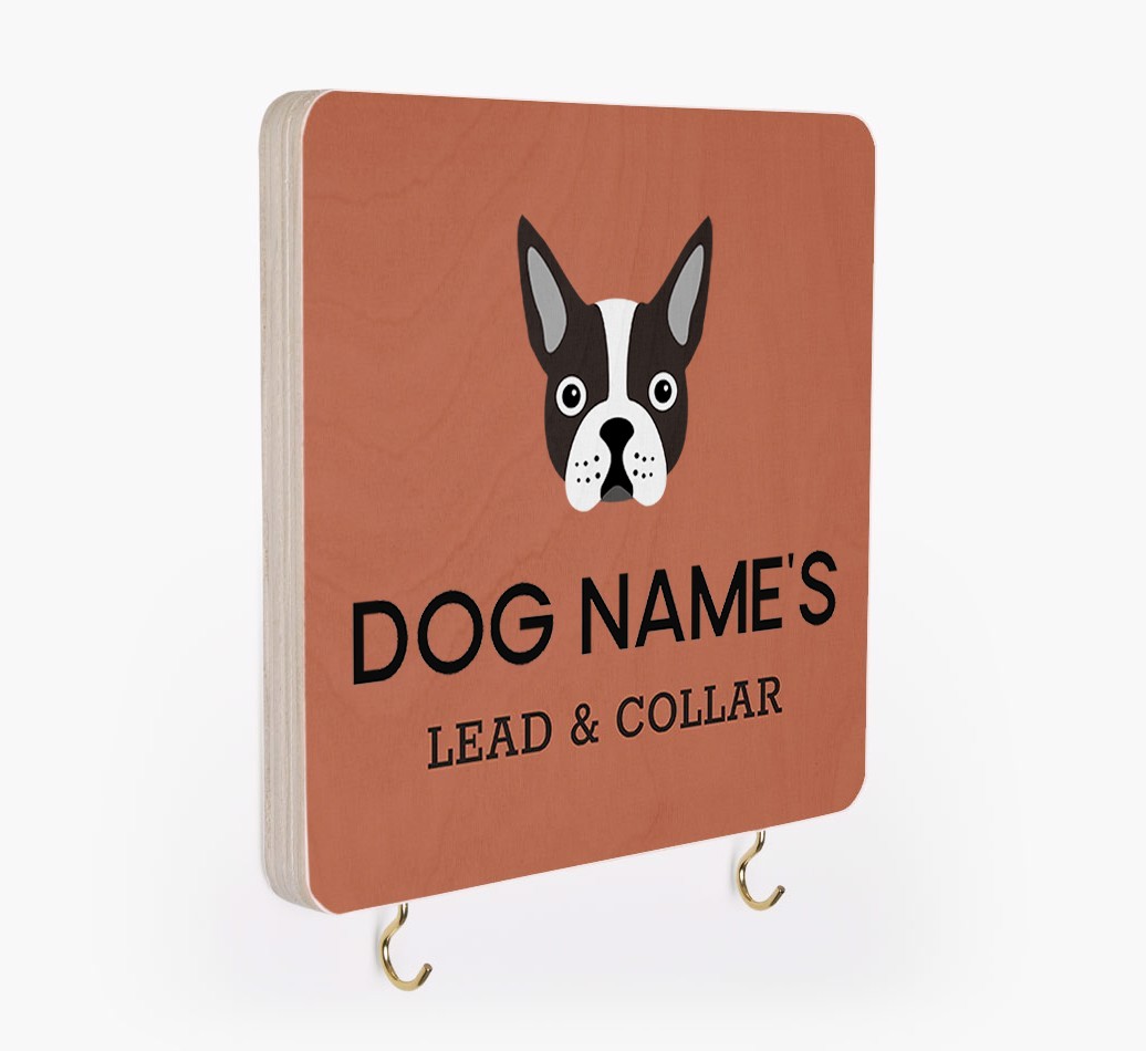 Personalized {breedFullName} Lead & Collar Hanger