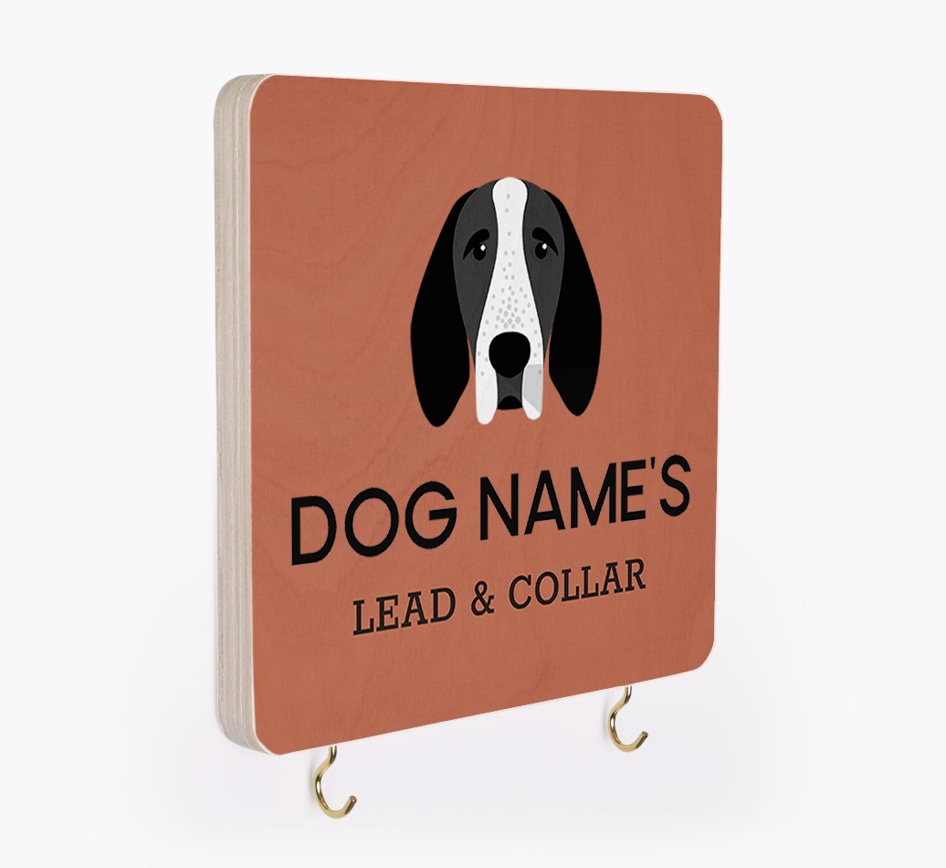 Personalized {breedFullName} Lead & Collar Hanger