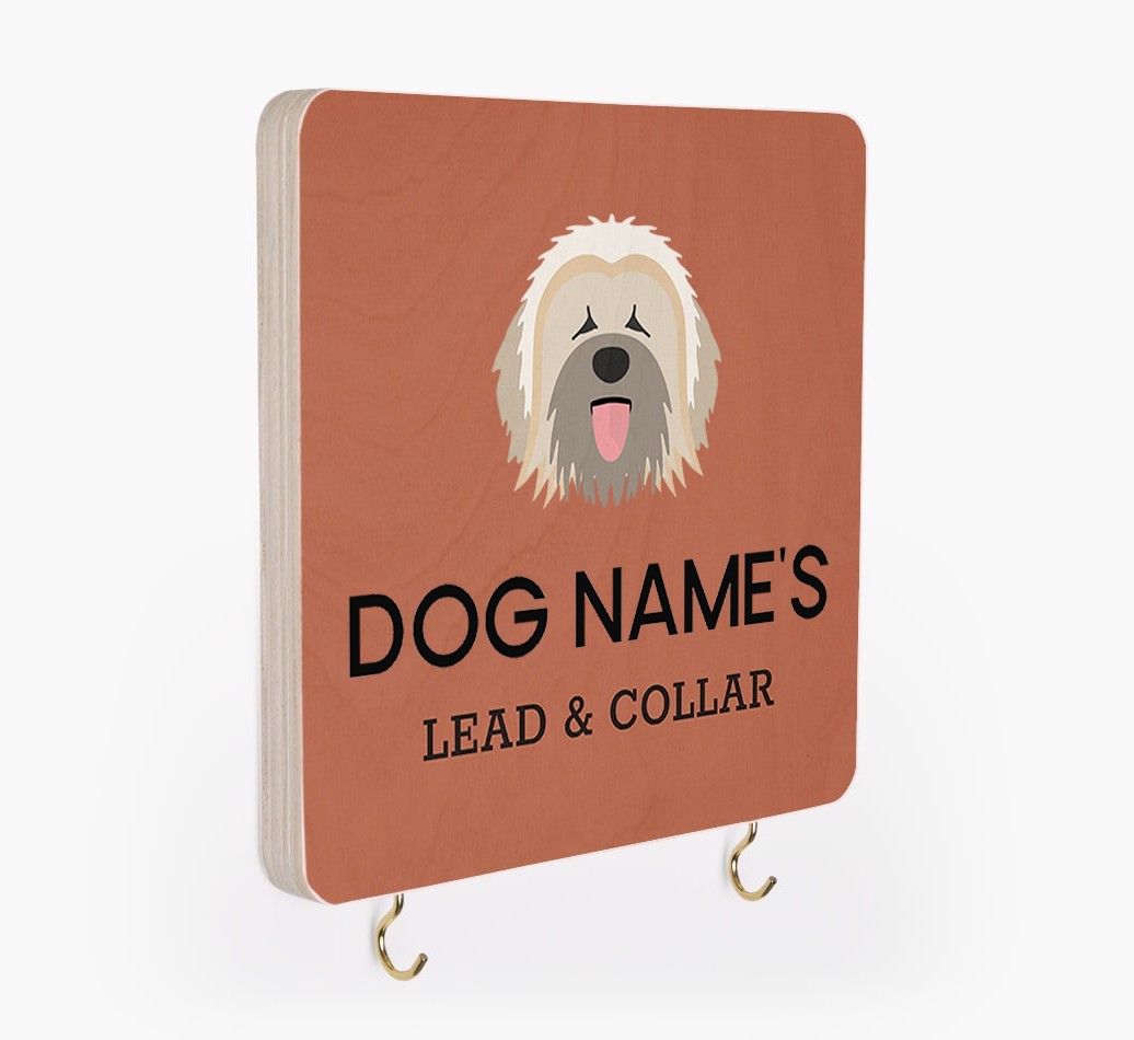 Personalized {breedFullName} Lead & Collar Hanger