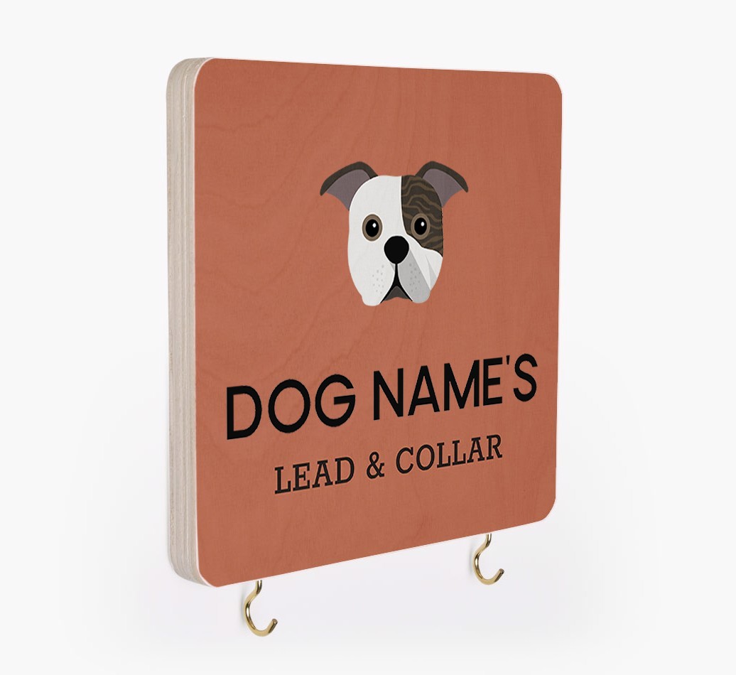 Personalized {breedFullName} Lead & Collar Hanger