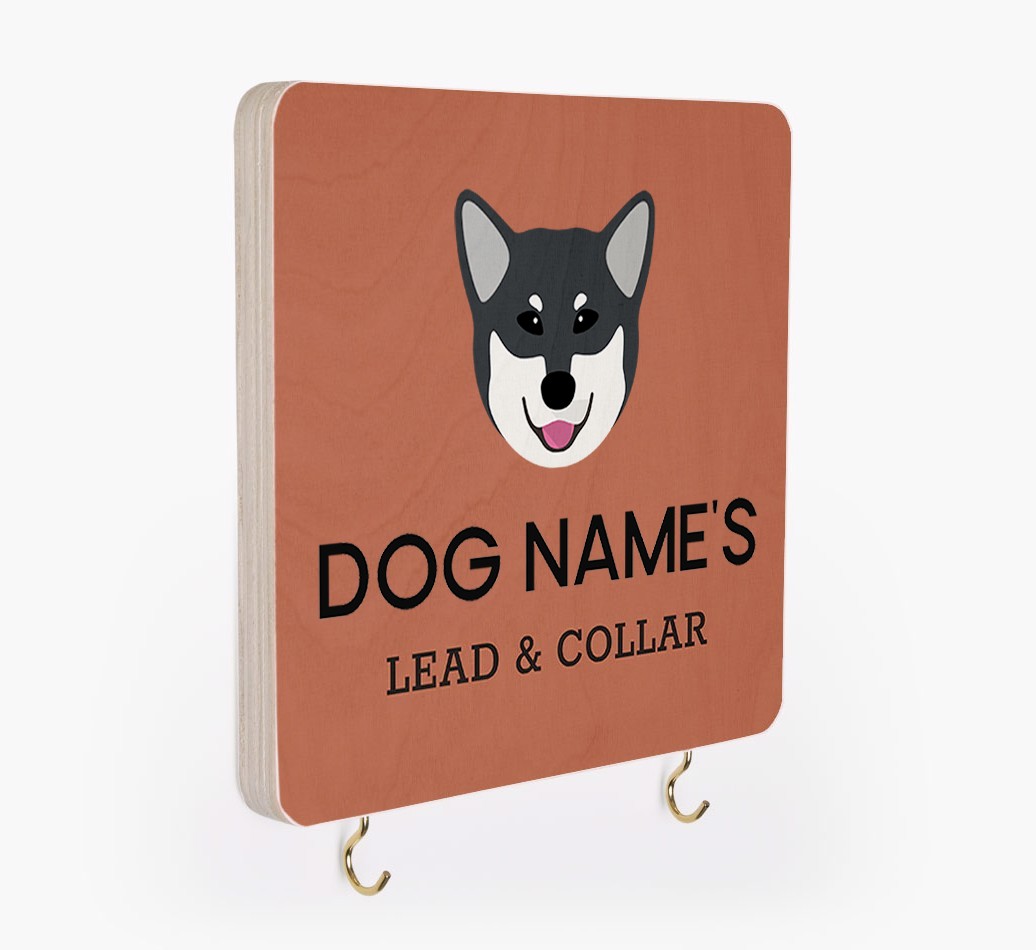 Personalized {breedFullName} Lead & Collar Hanger