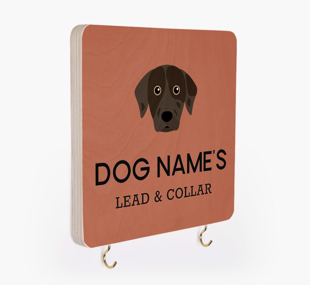 Personalized {breedFullName} Lead & Collar Hanger